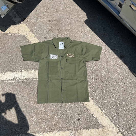 (PRE-ORDER)YDGS Smoke Green Work Shirt