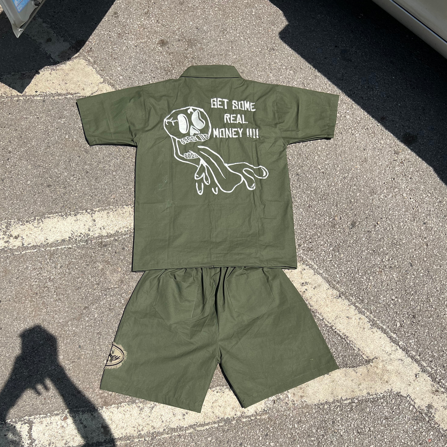 (PRE-ORDER)YDGS Smoke Green Workset Shirt & Shorts